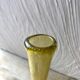 Bubble-blown glass solo flower vase
