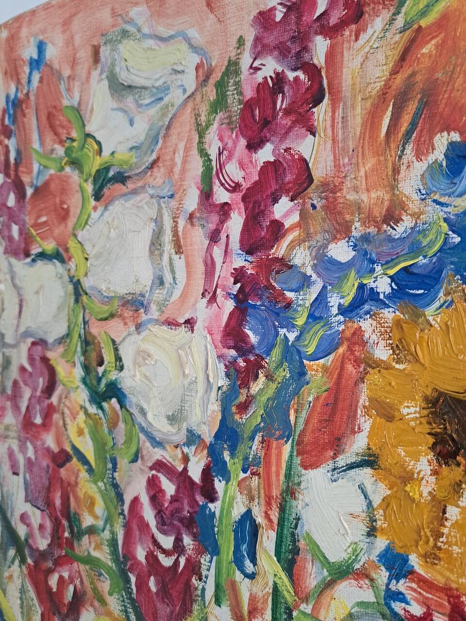 Bouquet of Flowers Painting by Azéma Billa