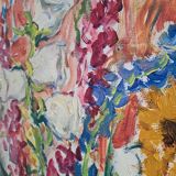 Bouquet of Flowers Painting by Azéma Billa