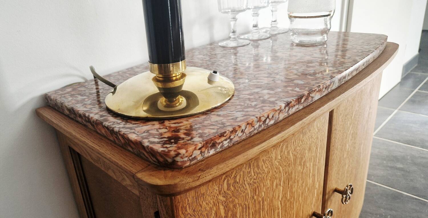 Art Deco style furniture - Oak and beech - 1950s