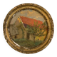 Oil on wood country house