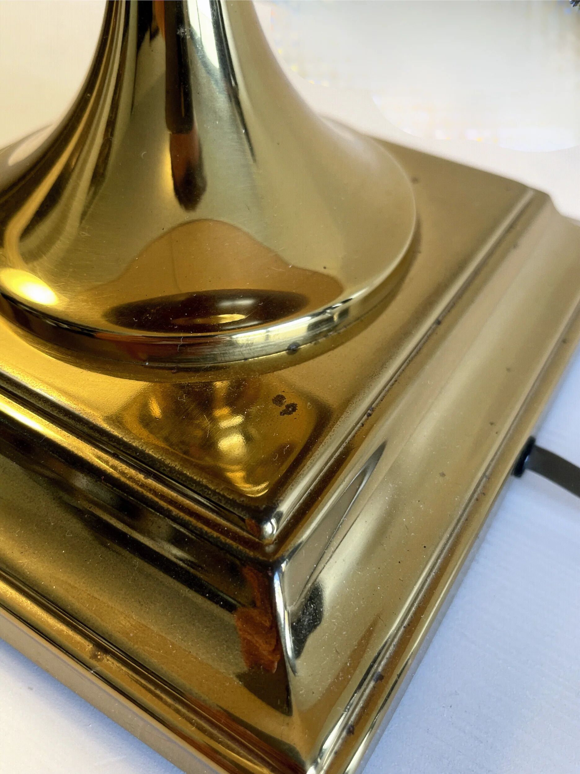 Deknudt table lamp – Brass Ceramic – Neoclassical style – Ref 3615/1