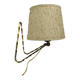 Vintage 50s brass wall lamp