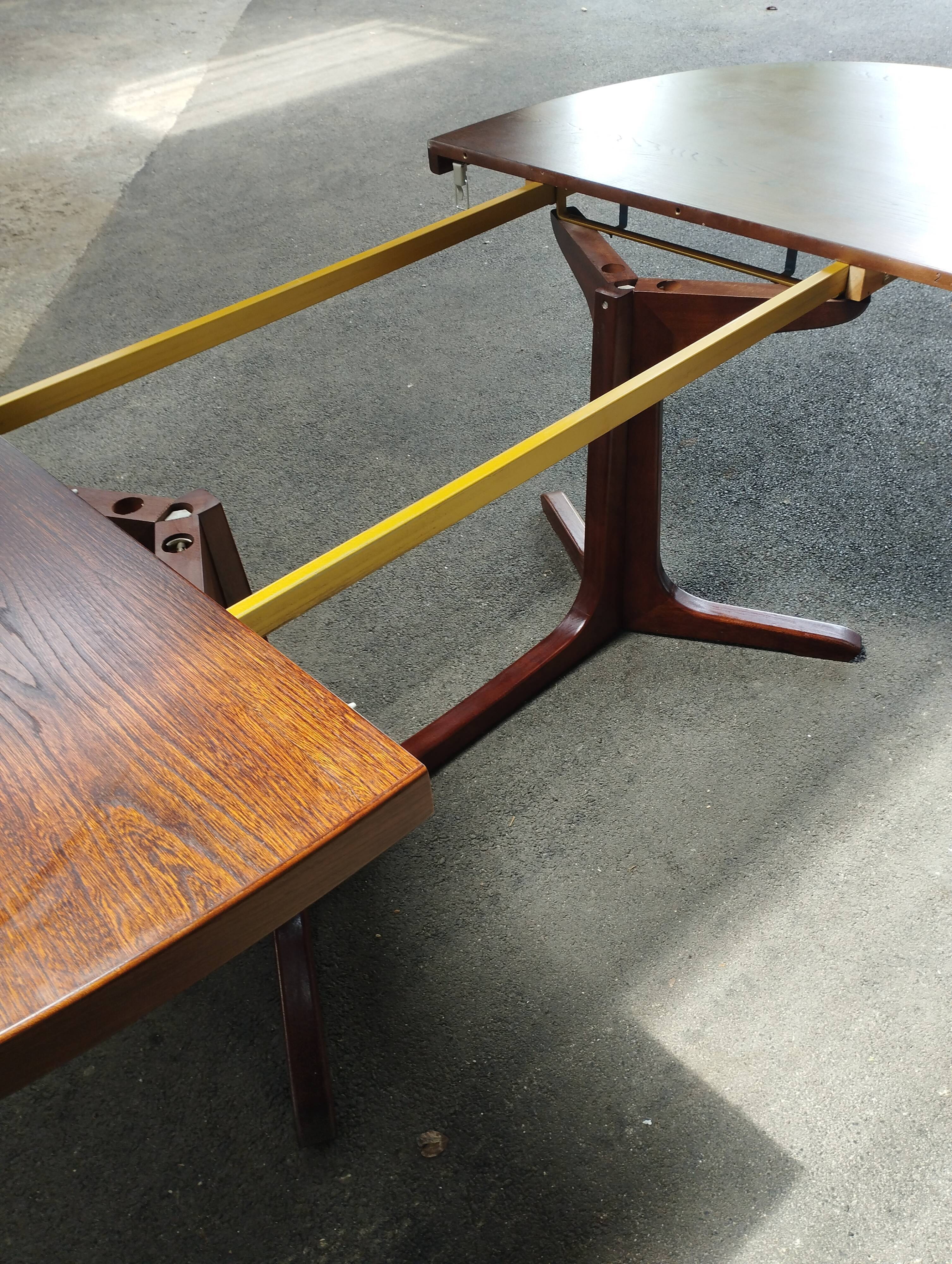 Vintage teak table and chairs set
