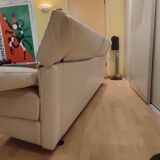 White leather sofa Paolo Piva (Designer) model ARCA for B&B