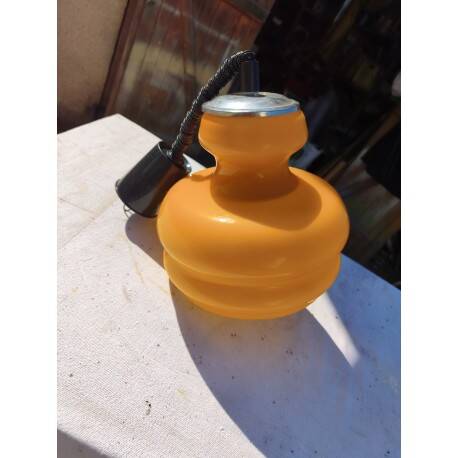 Vintage orange opaline suspension