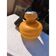 Suspension vintage en opaline orange