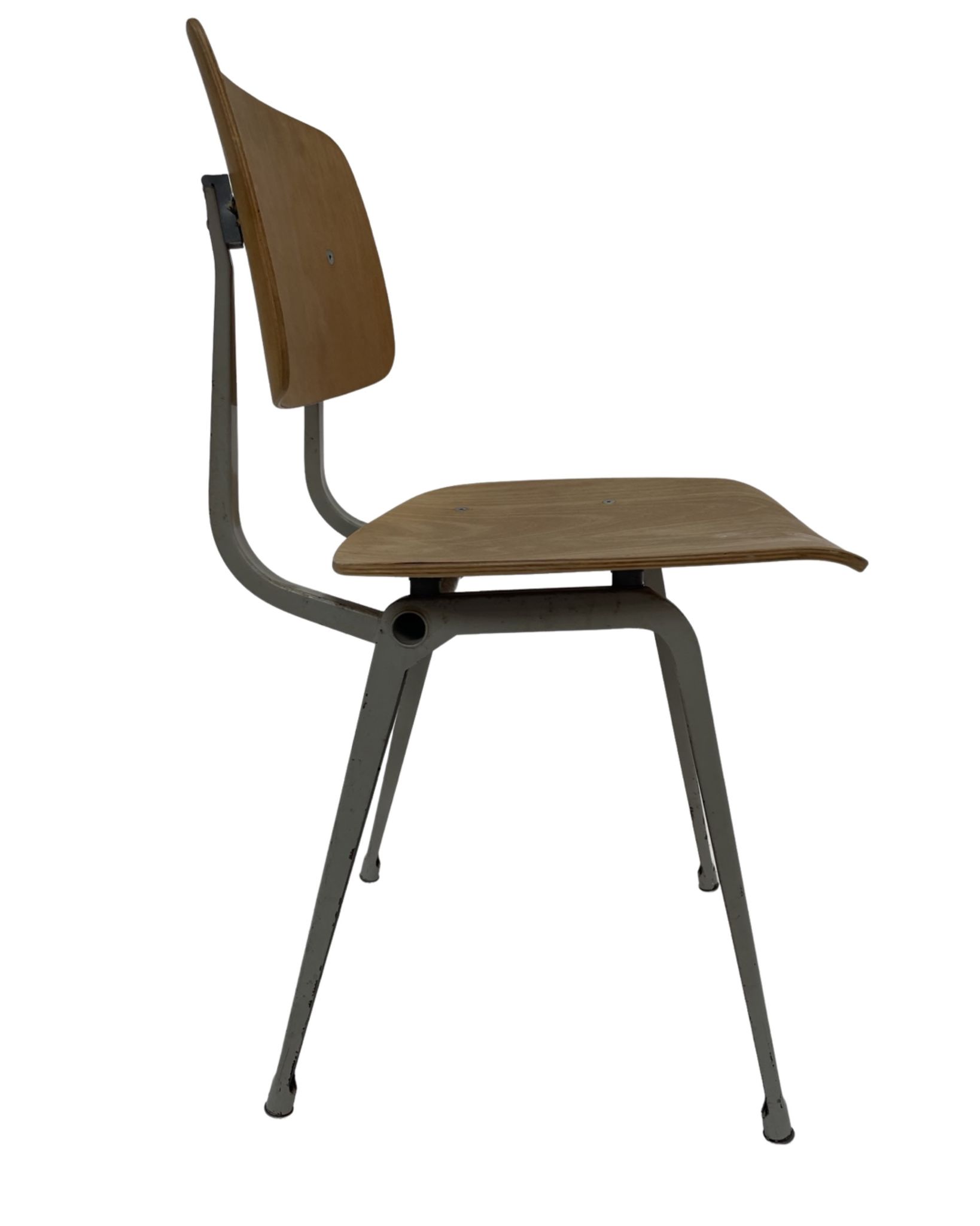 Set of 4 first edition Revolt chairs, Friso Kramer for Ahrend de Cirkel