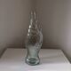 Vintage carp fish glass pitcher bottle