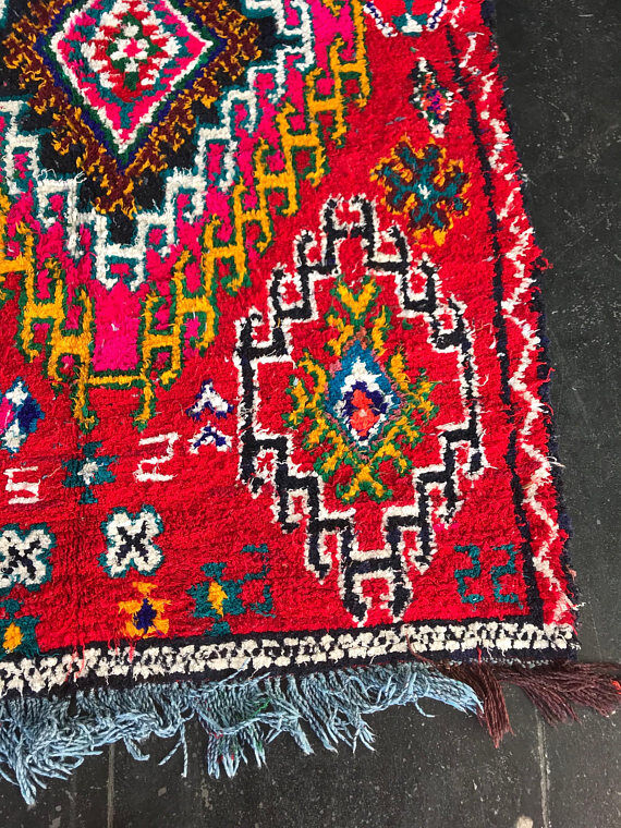 Carpet boucherouite 260 x 155 cm