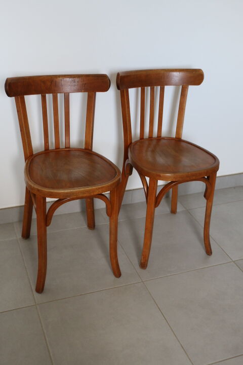 2 baumann chairs classic medium beech