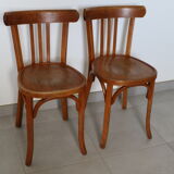 2 baumann chairs classic medium beech