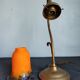 Old art nouveau style table lamp gooseneck