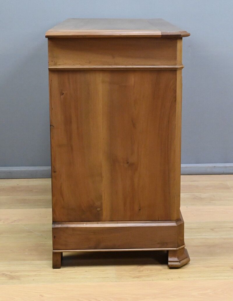 Walnut chest of drawers, Louis-Philippe style – 1900