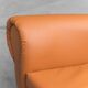Poltrona in ecopelle gigi radice minotti anni ’50 vintage modernariato