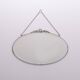 Art Deco Oval shaped Mirror France 1930s