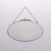 Miroir ovale Art Déco France années 1930