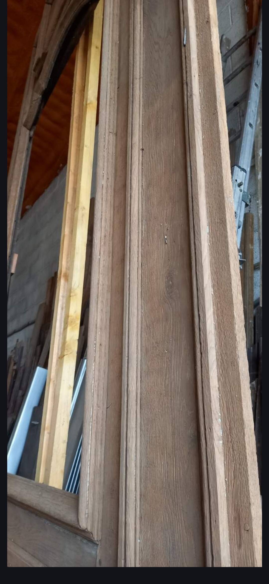 Cheminée et trumeau de château XVIIIe en chêne