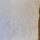 Taie en coton monogramme BV