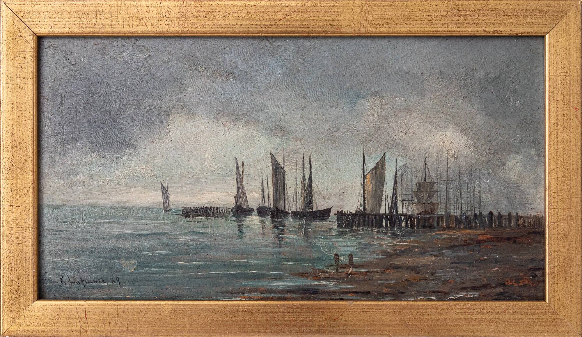 Collection of Four - 19th Century Marine Paintings - Various Artists