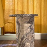 Green Cipollino marble side table