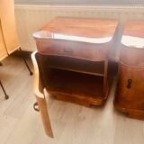 Pair of Art Deco bedside tables