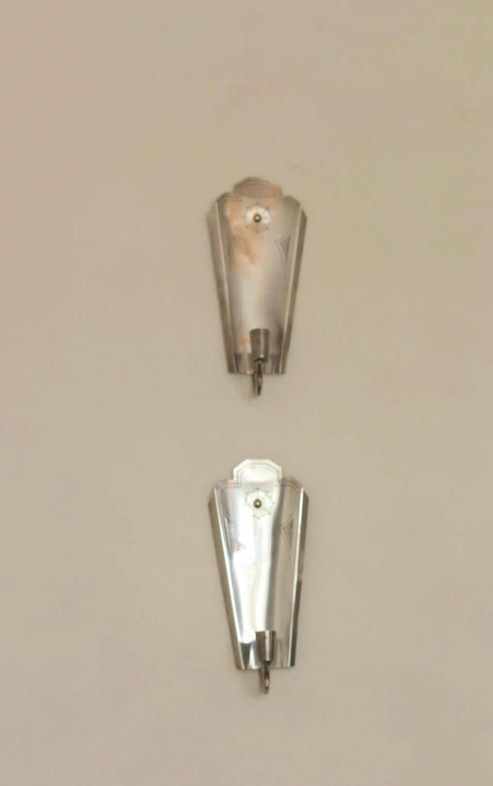 Swedish Grace Tin Wall Sconces by Svenskt Tenn