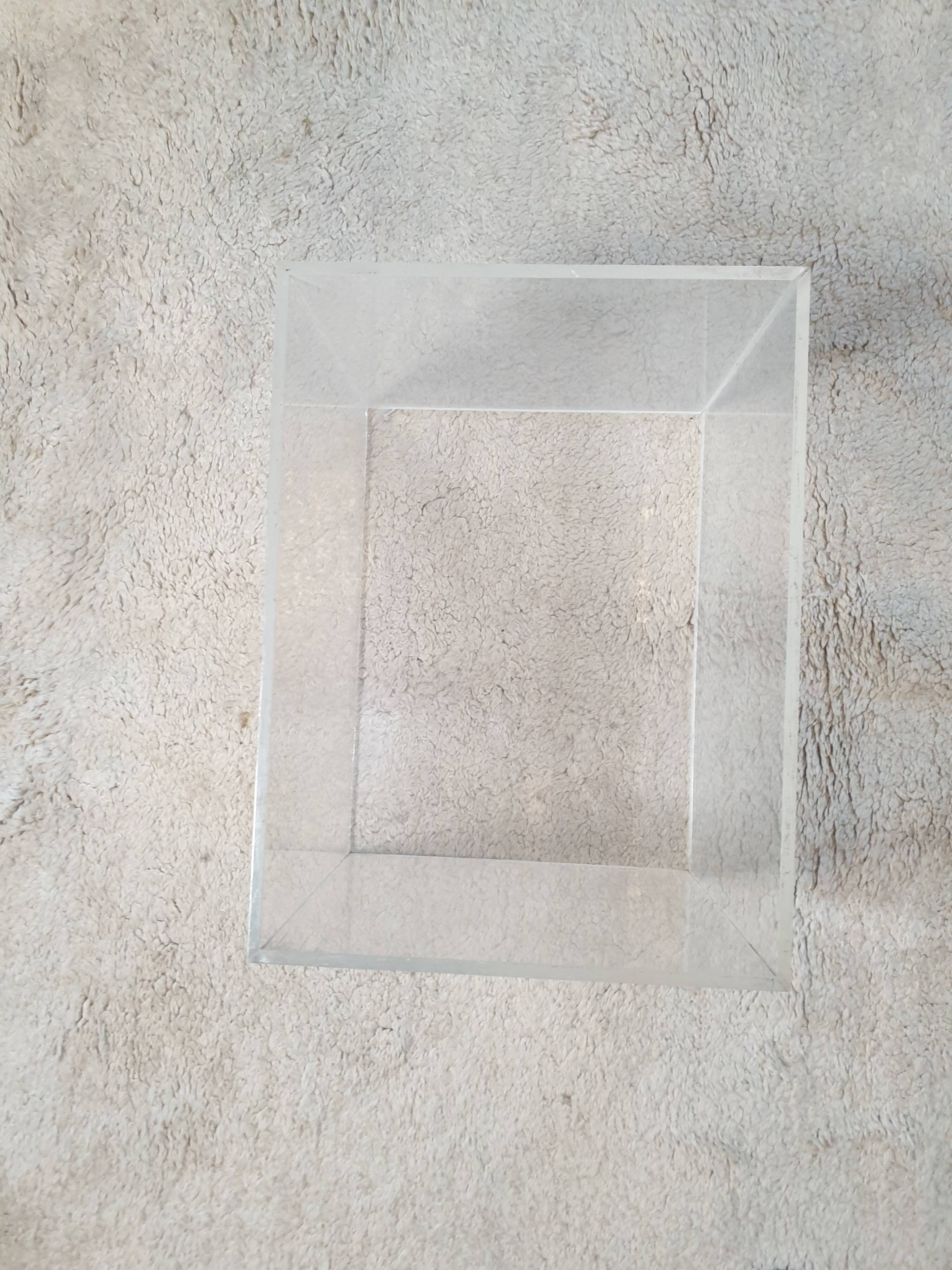 Storage cabinet on castor plexiglas David Lange