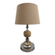Living lamp in onyx and chromed metal from the 60s/70s