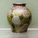 Glazed terracotta vase, Art Deco, signed René Nicole (1885-1960)