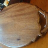 Solid mahogany serving tray