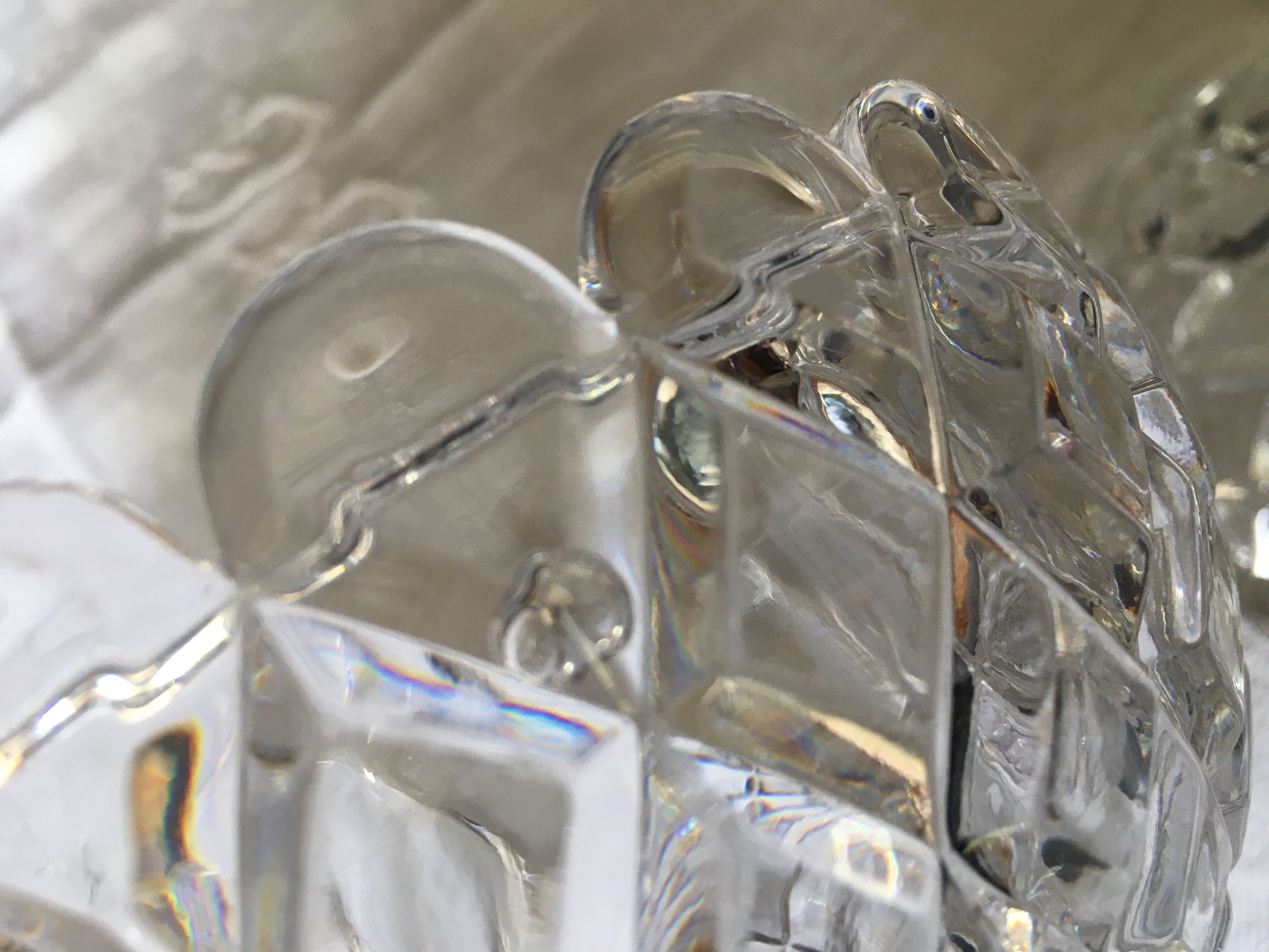 Baccarat cast crystal candy