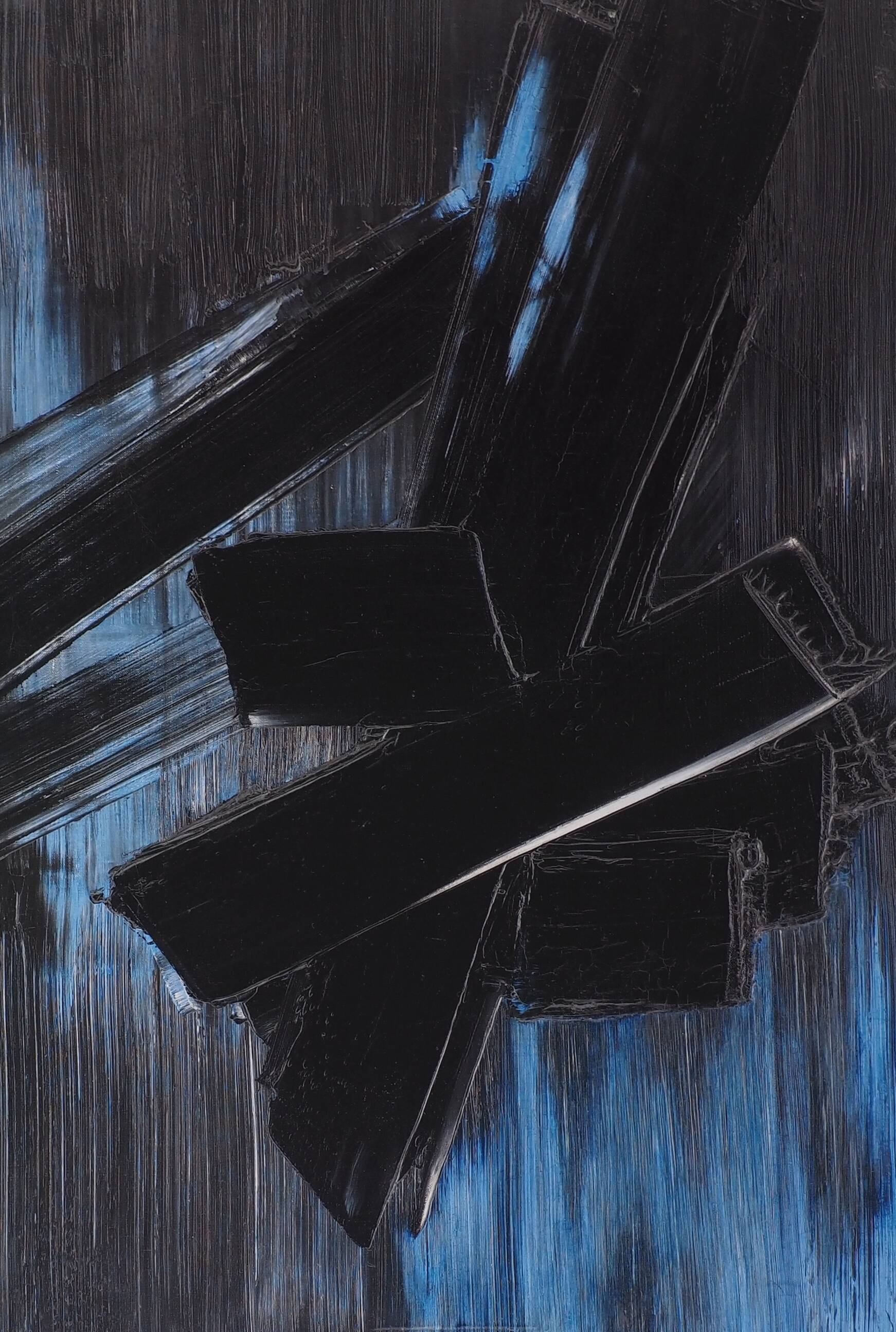 Pierre SOULAGES - Painting AUGUST 24, 1958 - Original Poster