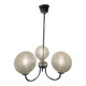 Vintage 70s globe pendant light
