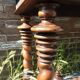 Unique antique Italian wooden hall table / narrow dining table