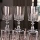 11 wine glasses, "Louvre" model, Cristal d'Arques