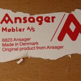 Scandinavian expandable rectangular table in teak