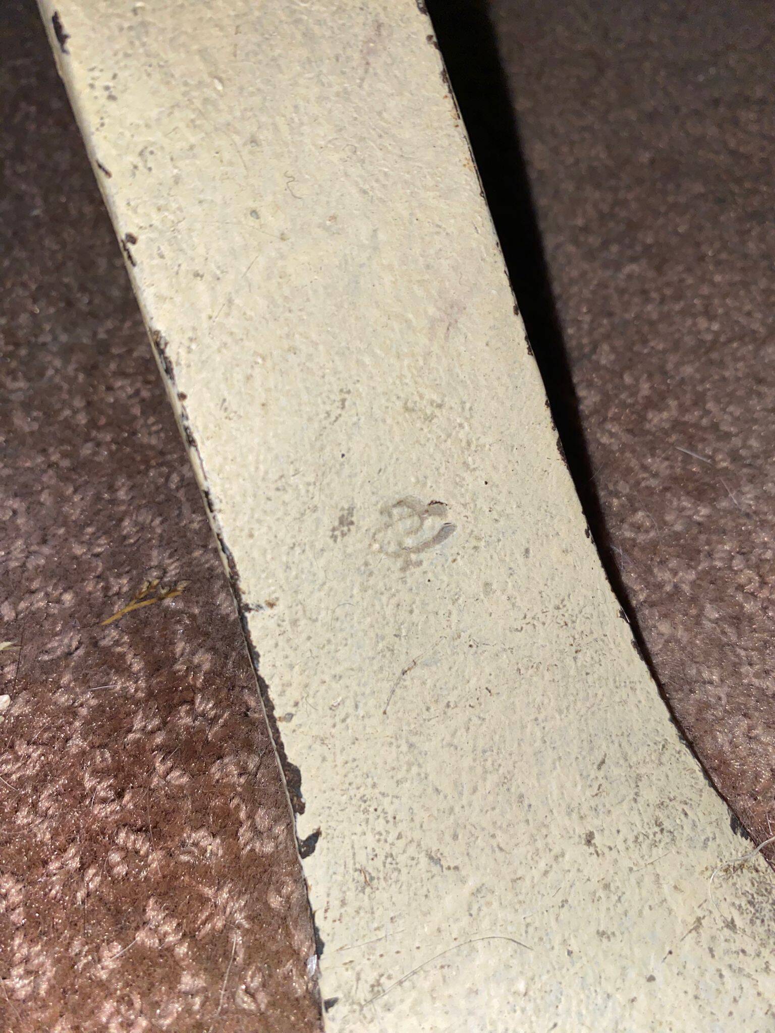 Marble & wrought iron coffee table, 1940