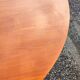 Old dining table wood brass vintage Scandinavian teak
