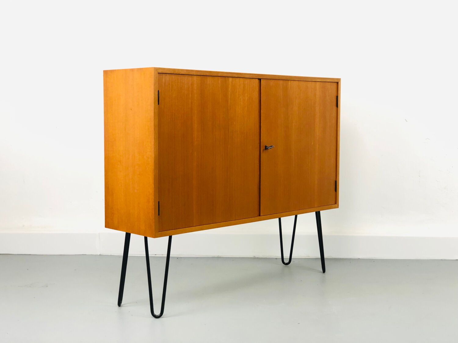 Teak Sideboard with Hairpin legs, 1960s