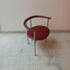 Set of 4 leather dining chairs