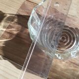 Pale green tinted glass bonbonnière – Delicate vintage shade