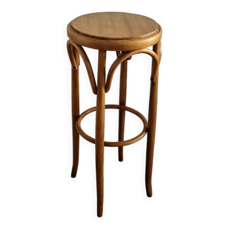 Tabouret haut bois années 40