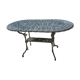 Table de jardin en fonte d'aluminium