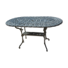 Aluminum cast iron garden table