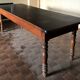 Walnut farmhouse table