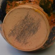 Very Decorative Water Jug Glazed Teimel Istvan Obanya Boros kancso pottery