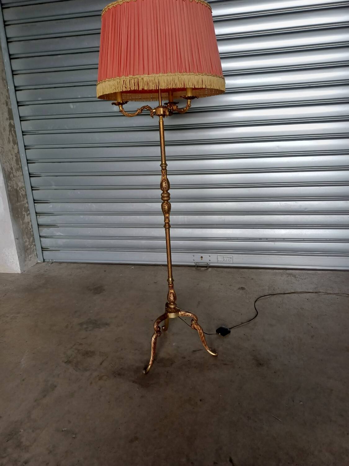 Pair of caned cabriolet armchairs
