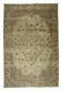 Large Vintage Turkish Carpet Medallion Beige 335 x 223 cm