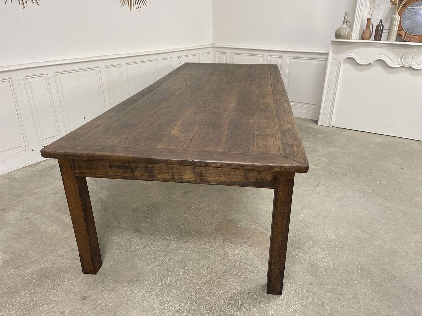 Large 1930s monastic-style table